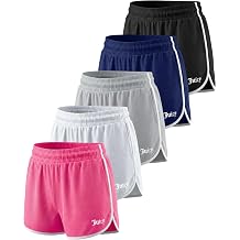 Juicy Couture Women's 3" Mesh Dolphin Shorts Athletic Running Workout Gym Yoga Dance Sports Casual Comfy Active Summer Ladies