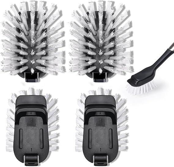 Dish Brush Refill for OXO Steel Dish Brush - 4 Pack