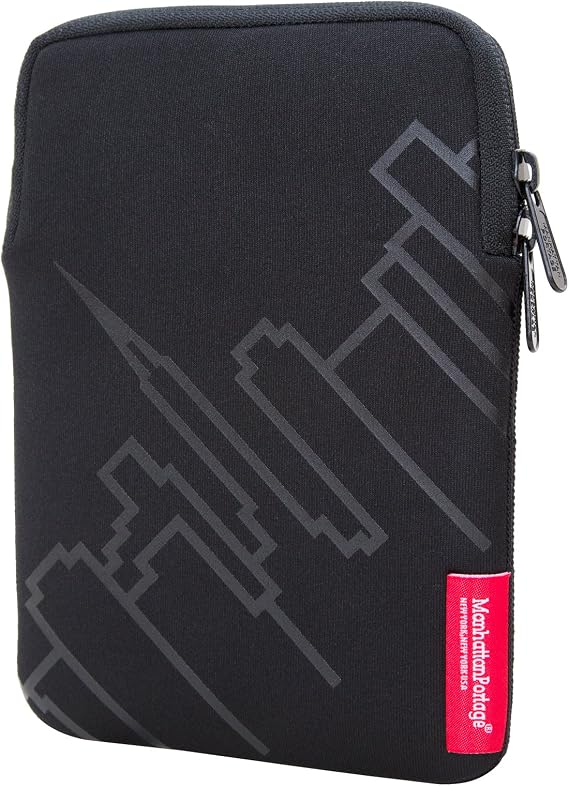 Manhattan Portage Ipad Mini Sleeve Skyline, Black, One Size