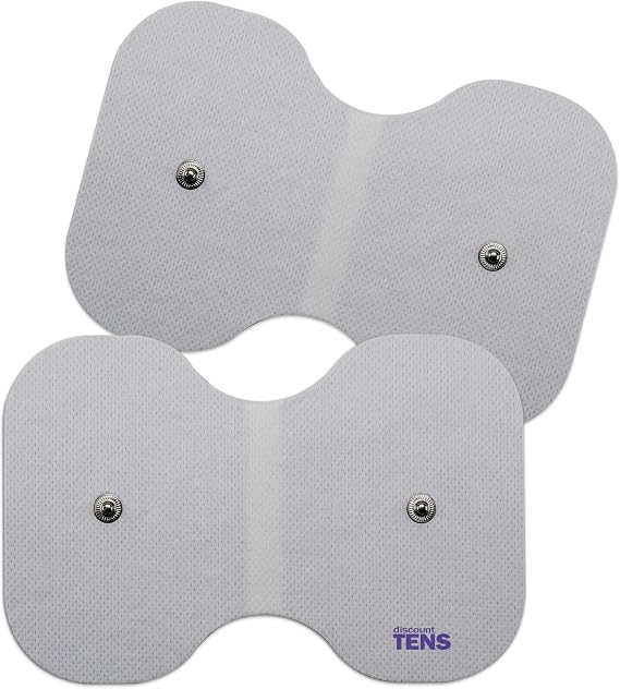 Discount TENS 3.5mm Snap Electrode Pads, 4 x 6 Inch, 2 Pack