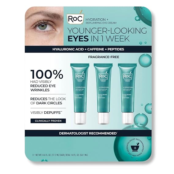 Hydrate and Plump Eye Cream 0.6 oz 3-pack