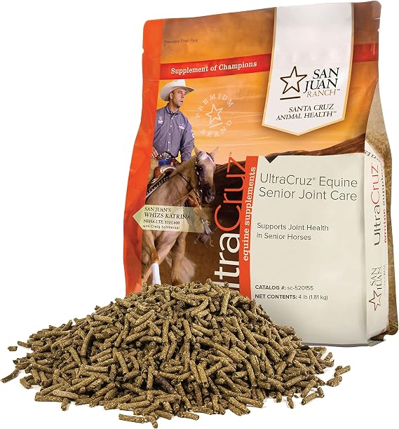 UltraCruz Equine Senior Joint Care for Horses, 4 lb, pellets