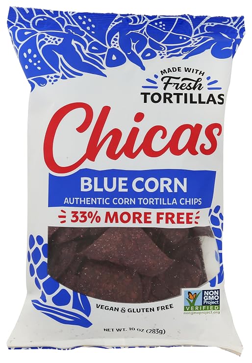 Chicas Blue Corn Tortilla Chips 10oz