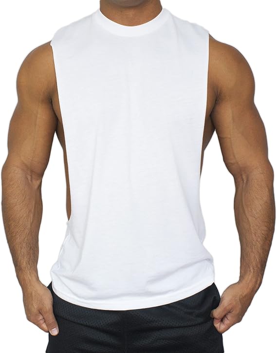 Neon Nation Muscle Cut Stringer Workout T-Shirt Tank Bodybuilder