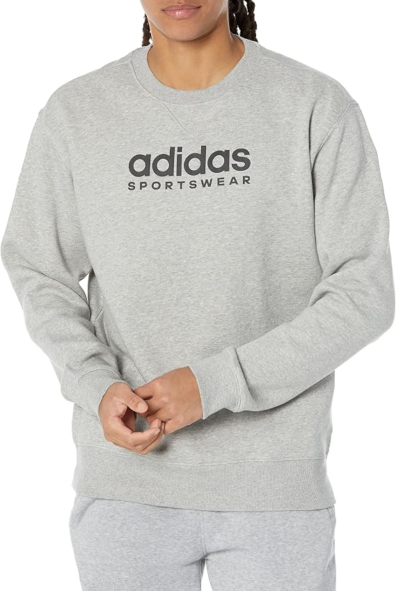 adidas Men's All Szn Fleece Graphic Sweatshirt (Long Sleeve)