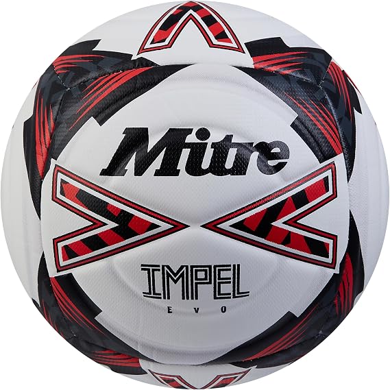 Mitre Impel Evo Football | Durable Training Ball | Hyperseam Technology Football