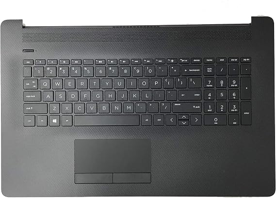 Replacement for HP Pavilion17BY 17-by 17CA 17-CA Laptop Upper Case Palmrest Keyboard Touchpad Assembly Part L48409-001 6070B1546701