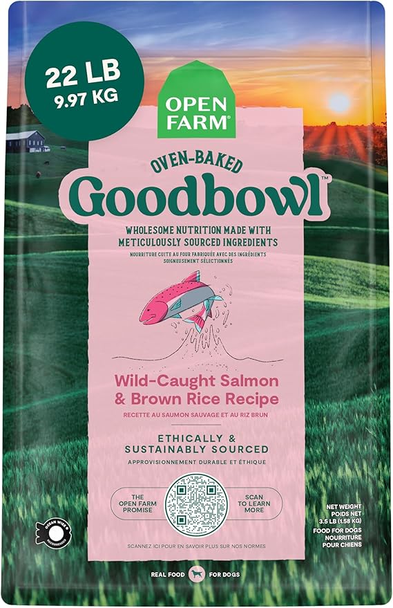 Open Farm Goodbowl Wild Caught Salmon Dry Dog Food, 22lb Bag