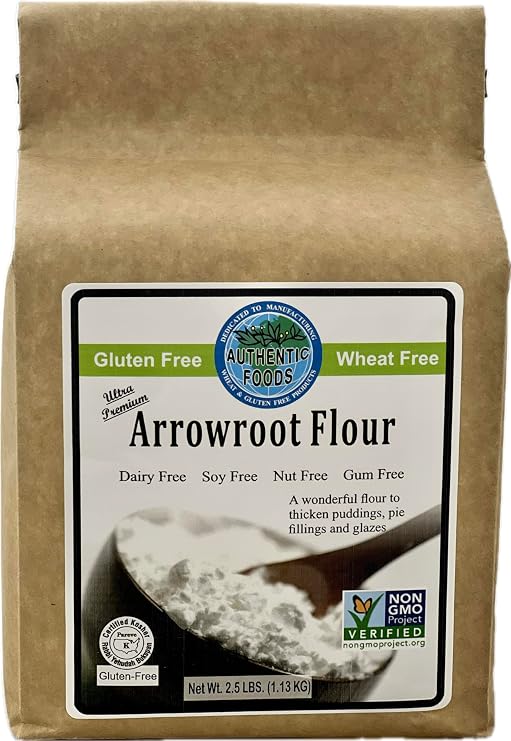 Authentic Foods Arrowroot Flour, 2.5 lbs