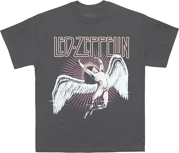 Led Zeppelin Unisex Adult Official Merch Vintage Dark Icarus T-Shirt