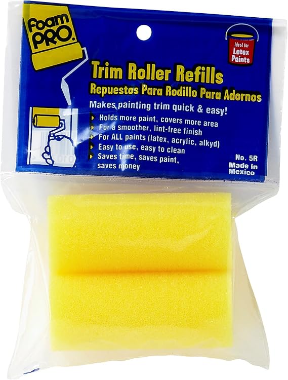 FoamPRO 5R 3-Inch Trim Roller Refills
