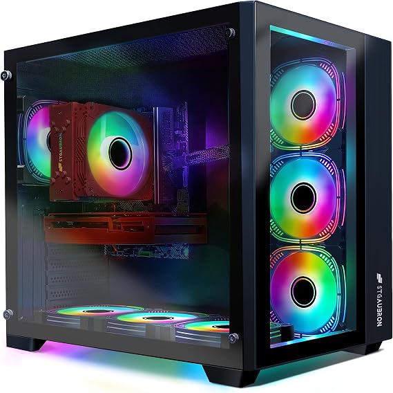 STGAubron Gaming PC Computer Desktop, Intel Core i9-11900KF up to 5.3G, GeForce RTX 3070 8G, 32G DDR4, 2T SSD, 600M WiFi, BT 5.0, RGB Fan x 7, Windows 11 Home