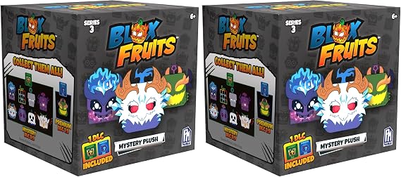 Blox Fruits - 4 Collectible Plush - BLIND Box ASST - S3 (Pack of 2)