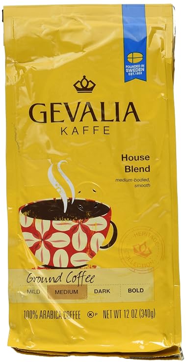 Gevalia Kaffe House Blend Ground Coffee Medium/Dark