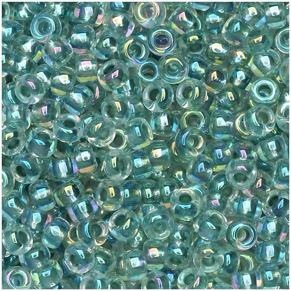 Miyuki Seed Beads 8/0 Seafoam Lined Crystal AB 22gram Tube of Beads