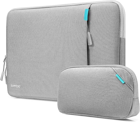 tomtoc 360 Protective Laptop Sleeve Kit for 14-inch MacBook Pro M5 Pro/Max | 2026 A3426 A3427 A3434 M4/M3/M2/M1 A3112 A3401 A3185, Water-Resistant Laptop Case Bag with Accessory Pouch for Dell XPS 14