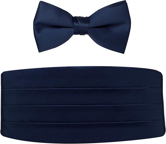 Satin Cummerbund and Bow Tie Set