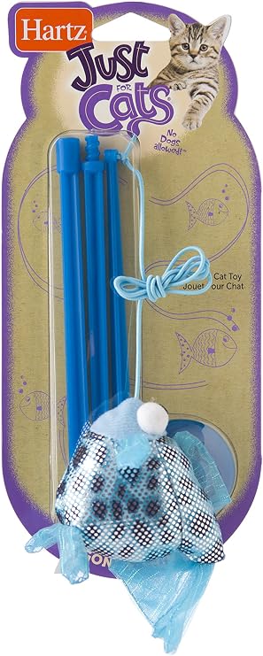 Hartz Just For Cats Gone Fishin' Interactive Cat Toy Wand