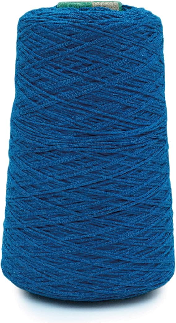 Silk City Fibers, Cotton Bambu Blended Yarn, Blue Steel, 1 Cone
