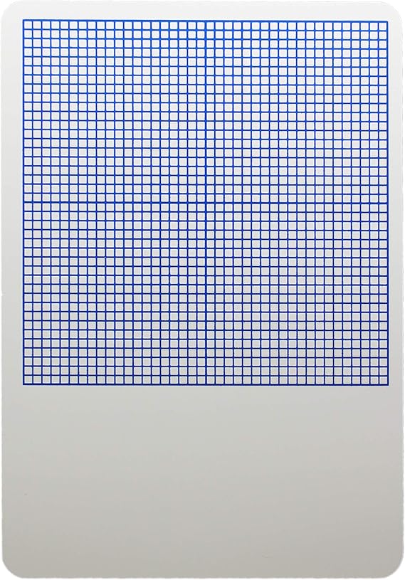 Flipside 1/4" Graph Dry Erase Board, 11" x 16"