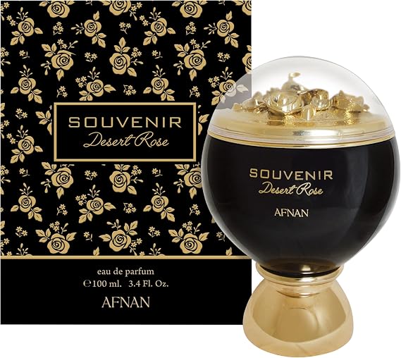 Afnan Souvenir Desert Rose Eau De Parfum for Women, 3.4 Fl. Oz