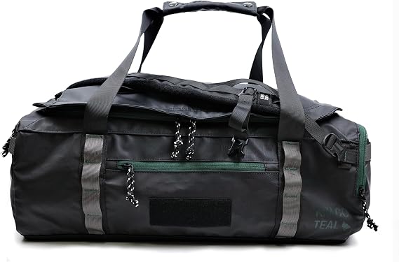 Reisetasche 40 L Umwandelbarer Rucksack für Reisen Fitnessstudio & Pendlernutzung Wasserabweisend