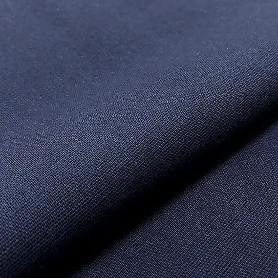 Linen Embroidery Fabric 20 by 62-Inch Navy Blue | Quilting Fabric Cloth Garments Crafts Accessories Square Embroidery Cloth