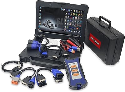 WA-bCOo Toolbox Plus 2025  NEXIQ 3 | Heavy-Duty Truck & Trailer ABS Brake Scanner | Full System Diagnostics All SoftwareQ3 with LaptopDELLL