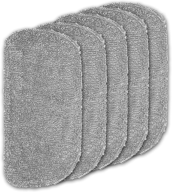 5 Pack Steam Mop Replacement Pads,Steam Mop Pads Compatible with GorFanty Steam Mop GF-6610B & GF-6610,Neugo NE033/NE033M & Mxnsewr,Washable & Reusable Microfiber Cloth for Floor Cleaning