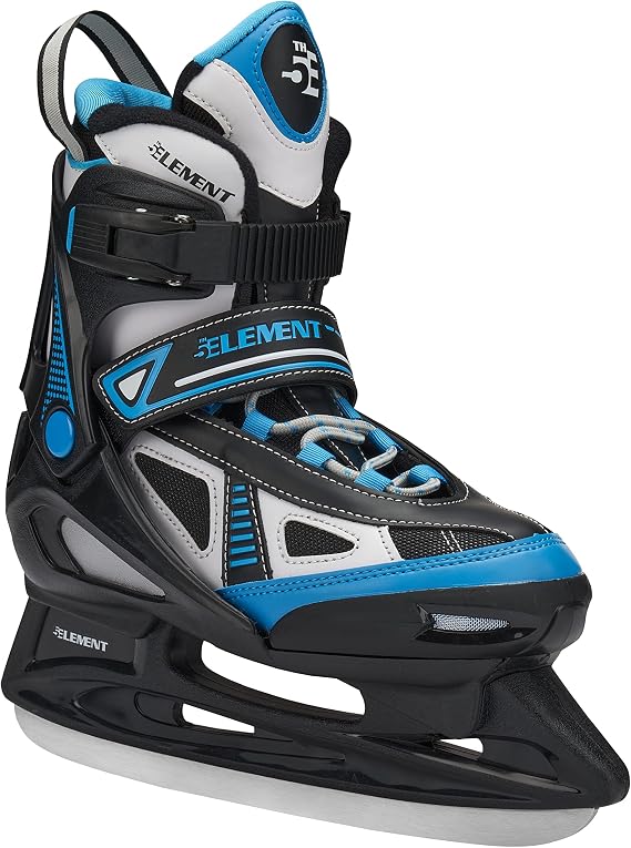 Stealth Jr. Adjustable Kids Ice Hockey Skates - Soft Boot, Padded Boys Ice Skates, Youth Hockey Gear for Children - Comfortable Skating Shoes for Toddlers and Beginners