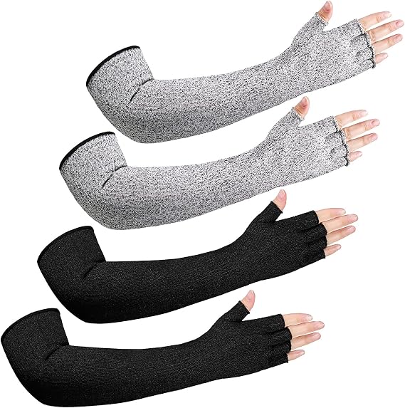 Sintege Anti Cut Protective Sleeves Arm Sleeves Safety Cut Resistant Gloves