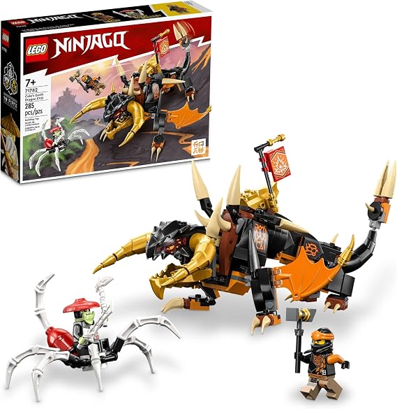LEGO Ninjago 71782 - Coles Earth Dragon EVO (285 Pieces)