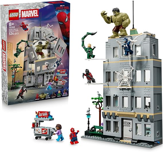 LEGO Marvel Örümcek Adam ve Hulk’ın Destansı Çarpışması 76350