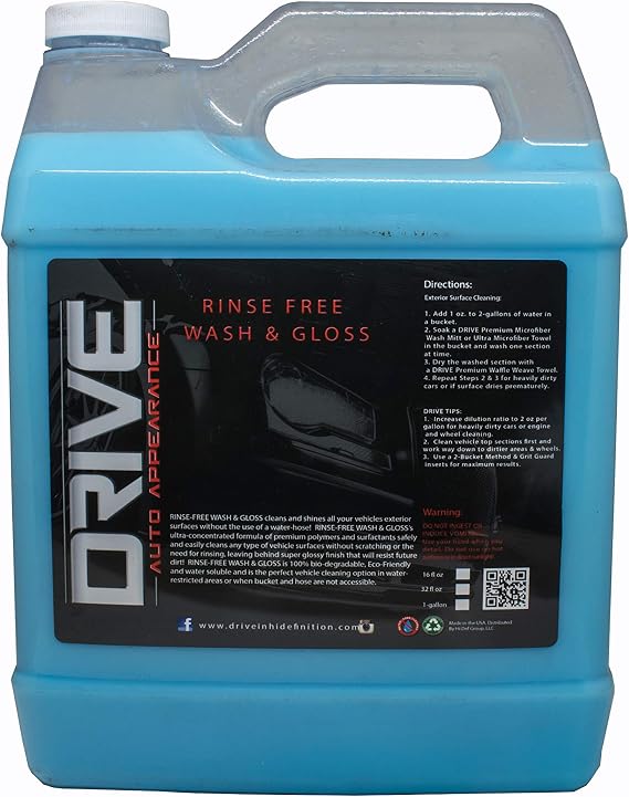 Rinse Free Wash & Gloss 128Oz