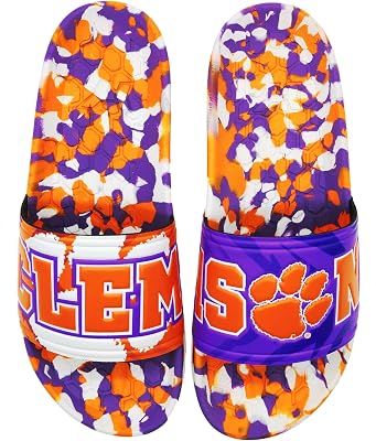 Clemson Tigers Slydr Multi US Mens 9, Womens 11 Medium