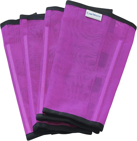 Fine Mesh Fly Boots Loose Fitting & Non-Slip Horse Fly Leggings No More Horsefly Nuisance Greatly Reduce Stomping Breathable with Natural Air Flow (Set of 4)