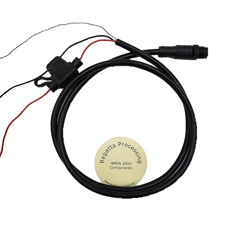 NMEA 2000 (N2K) Power Cable with 3 Amp Fuse, for Lowrance Simrad B&G Navico & Garmin Networks