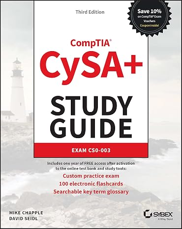 CompTIA CySA+ Study Guide: Exam CS0-003 (Sybex Study Guide)