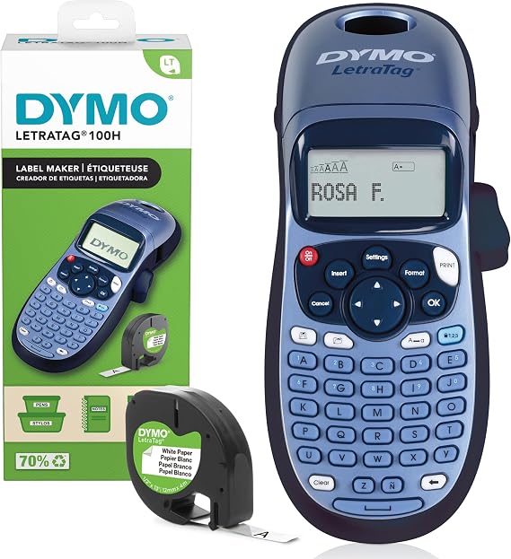 DYMO Dymo Letratag Elektronik Etiketleme Makinesi -12 Mm. Letratag Şeritlerle Uyumlu