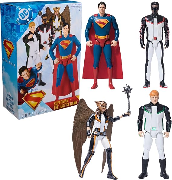 DC Comics Action Figure Set, 12-Inch 4-Pack