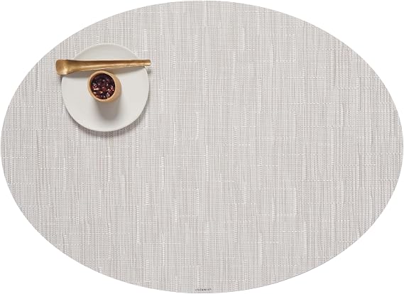 Chilewich Bamboo Placemats Set of 4, Woven Oval Placemats
