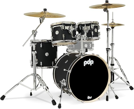 PDP Concept Maple 4-piece Shell Pack - Satin Black