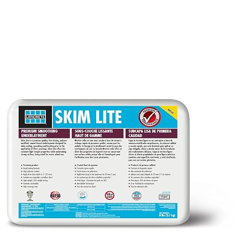 Skim Lite Premium Cement-Based-Based underlayment 8lbs.