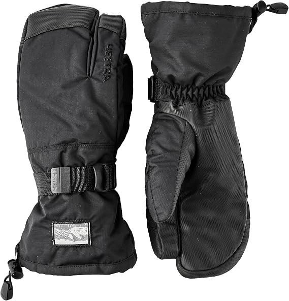 Hestra Unisex Gauntlet Sr 3-Finger Glove, Waterproof, Windproof, Insulated