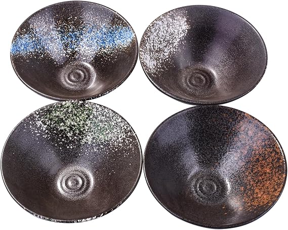 Ceramic Ramen Bowl Set of 4, 7.8'' Porcelain Pho Bowls
