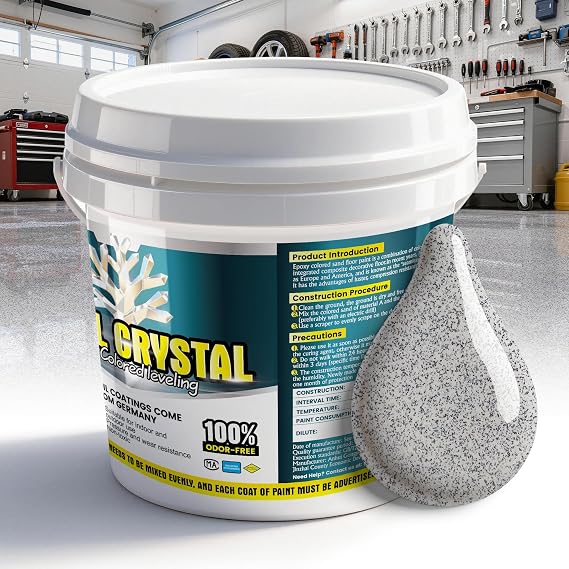 Epoxy Colored Sand Floor Paint Self Leveling105 Fl Oz