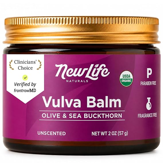 NewLife Naturals Vulva Balm for Dryness & Vaginal Moisture, 2oz