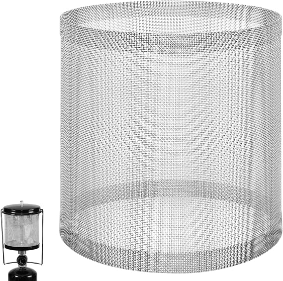 Magluv Lantern Globe for Coleman 288 Lantern Globe, Lantern Glass Replacement Mesh for Stansport Wire Mesh Lantern Globe 170, Coleman Lantern Globe Parts, Camping Lantern Accessories