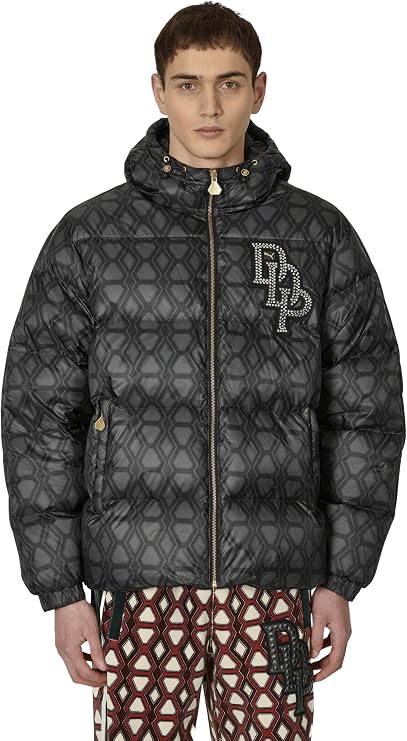 Puma X Dapper Dan Men's Reversible Bomber Jacket, Black, Large