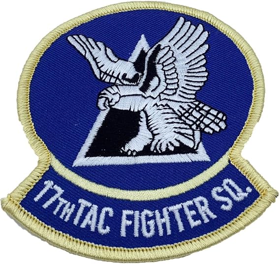 17th Tactical Fighter Squadron Patch Plastic Backing